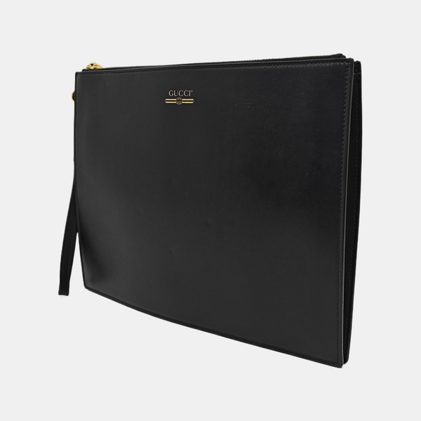 Calfskin Clutch Black