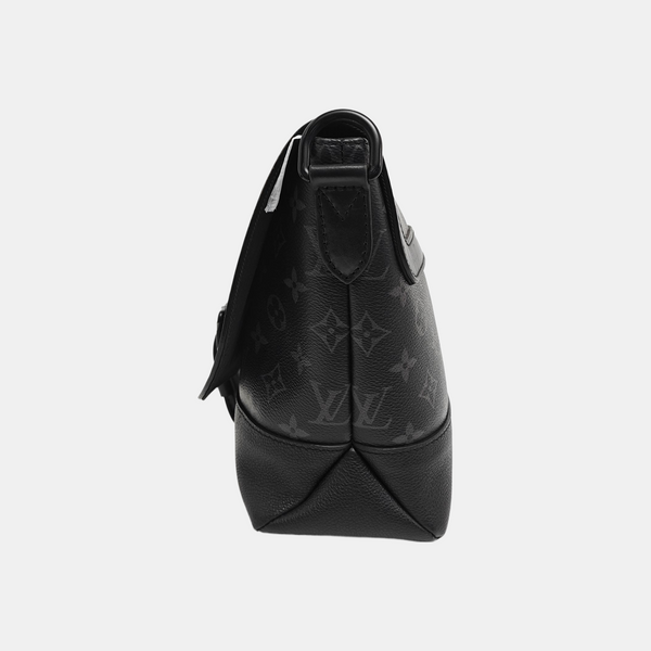 SAUMUR Monogram Coated Canvas Black