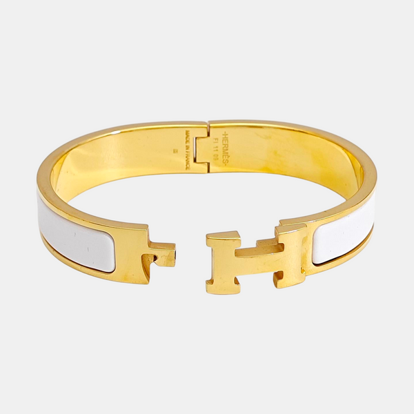Clic H Metal Gold Bangle