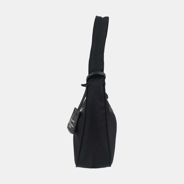 Authenticated pre-owned Re-Edition2000 Mini Nylon Black - Top Handle Bag at Looply