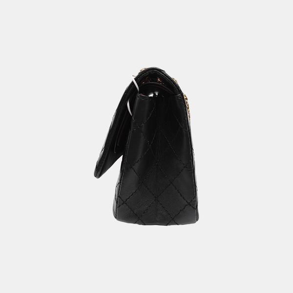 2.55 225 (small) Quilted Calfskin Black