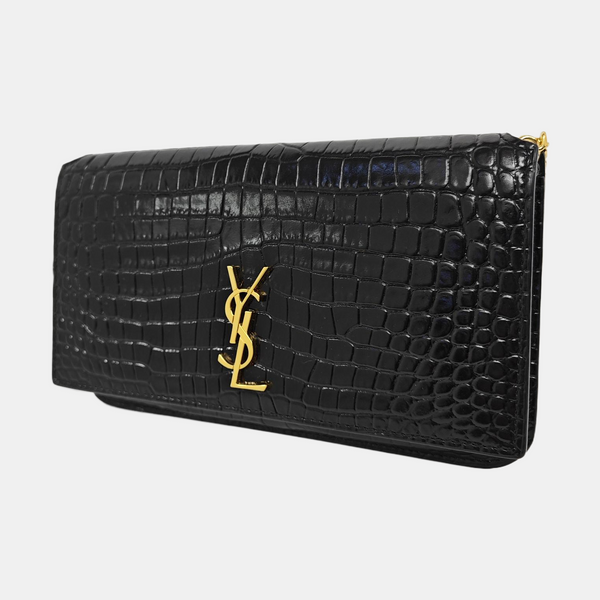 Calfskin Shoulder Bag Black