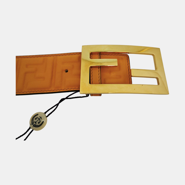 Leather Belt Yellow
