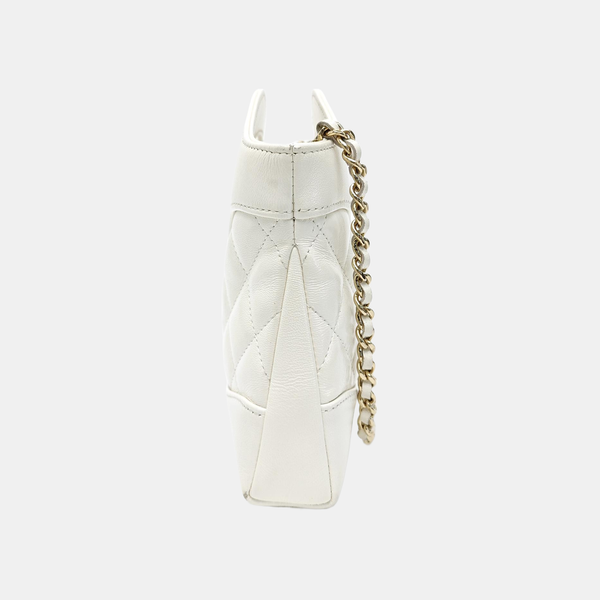 CHANEL 31 Mini Quilted Lambskin White