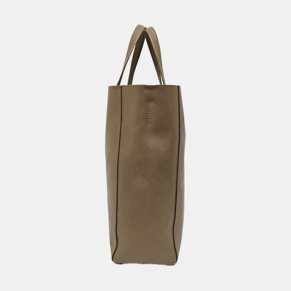 Authenticated pre-owned CABAS Small Calfskin Grey - Tote Bag at Looply