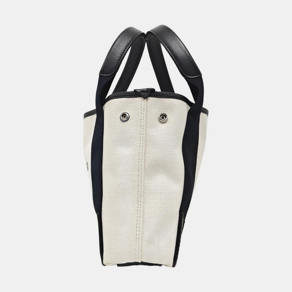 Navy Mini Canvas White