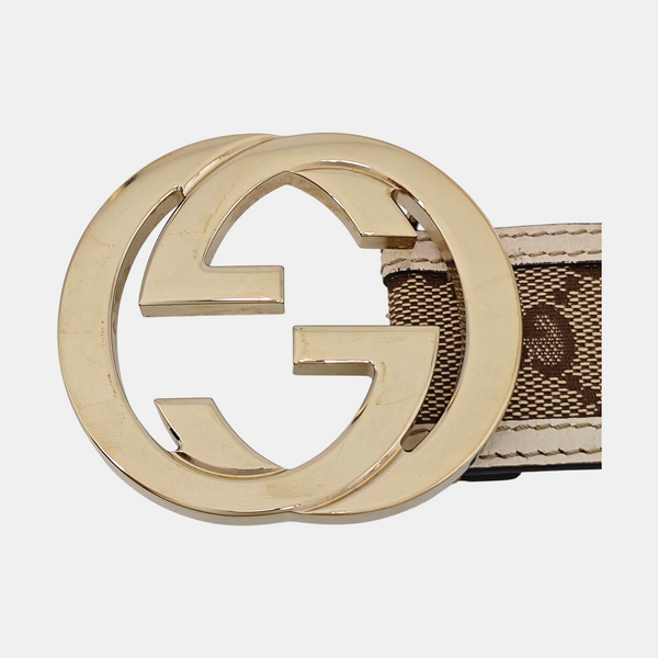 Fabric Belt Beige