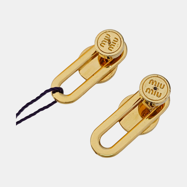 Metal Gold Stud Earrings