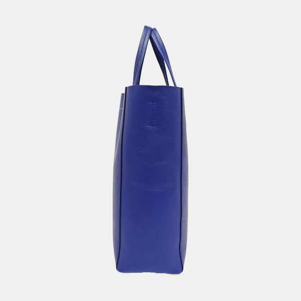 VERTICAL CABAS Mini Calfskin Blue