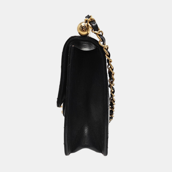 Quilted Lambskin Mini Black