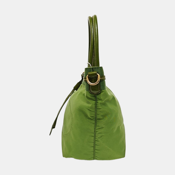 Nylon Tote Bag Green