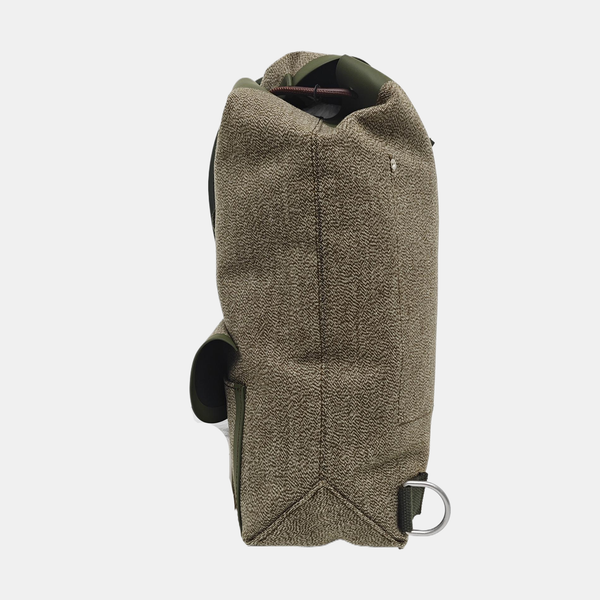 Fabric Crossbody Bag Green