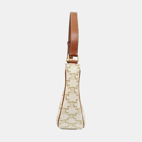Authenticated pre-owned AVA Coated Canvas Beige - Top Handle Bag at Looply
