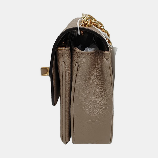 MARCEAU Monogram Calfskin Beige