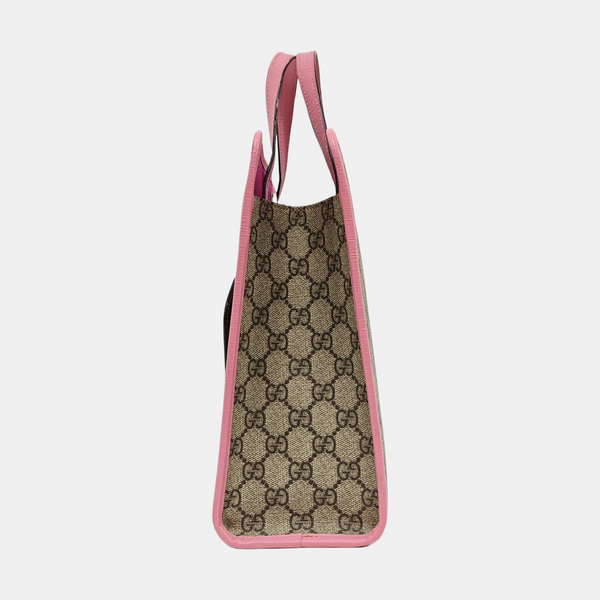 Children’s GG Bucket Monogram Coated Canvas Beige