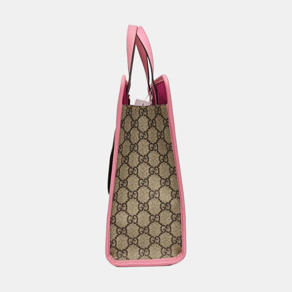 Children’s GG Bucket Monogram Coated Canvas Beige