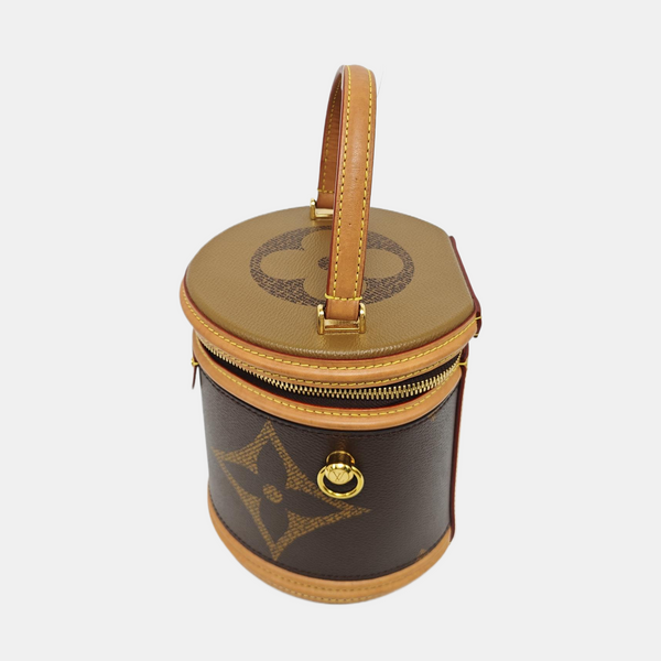 CANNES Monogram Coated Canvas Brown