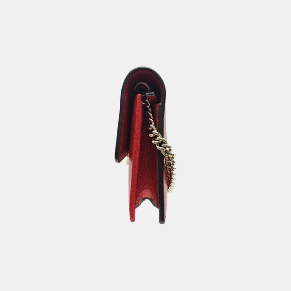 Calfskin Shoulder Bag Red