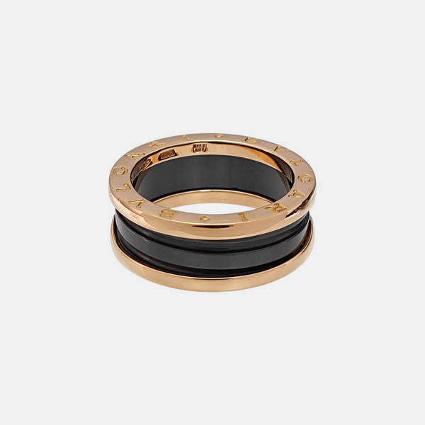 B.ZERO1 18k Rose Gold Ring EU 56