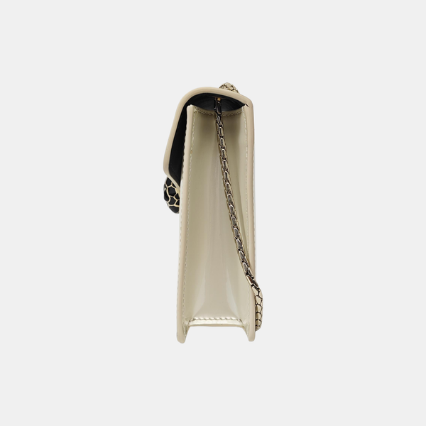 SERPENTI FOREVER Small Patent Leather White