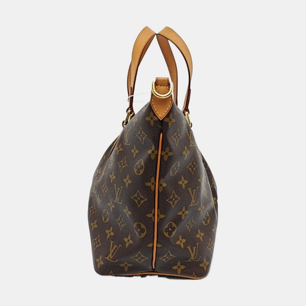 PALERMO PM Monogram Coated Canvas Brown