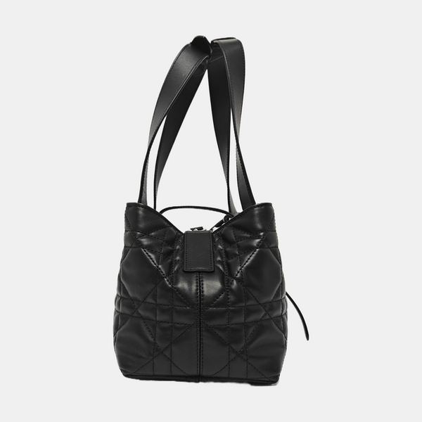 Toujours Small Cannage Calfskin Black