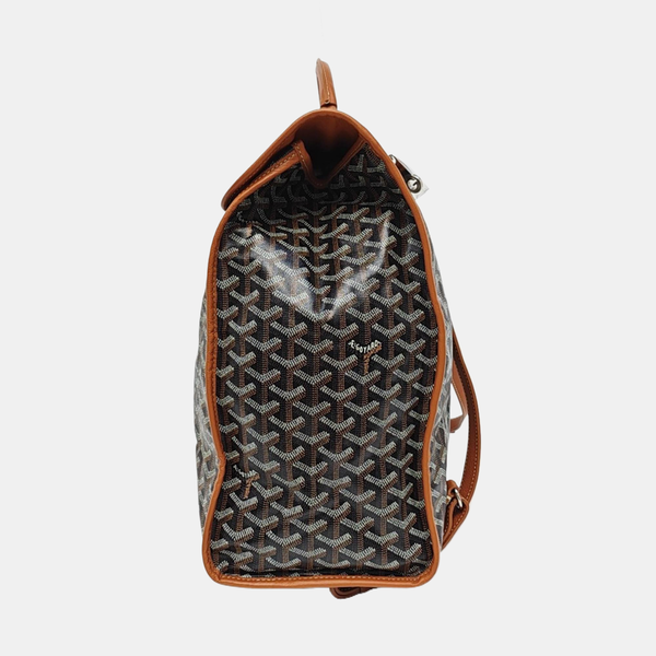 Saint Léger Coated Canvas Brown