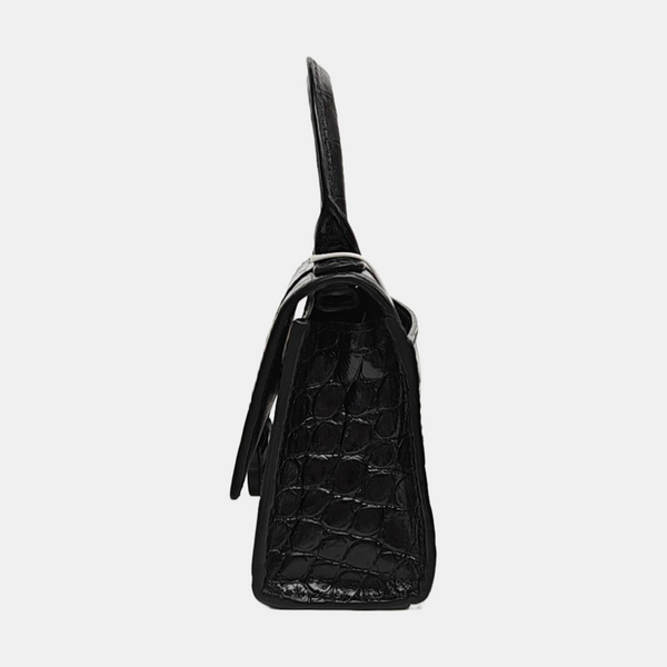 Hourglass Mini Calfskin Black