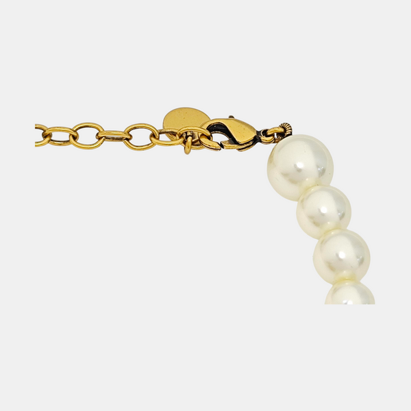 30 Montaigne Metal White Bracelet