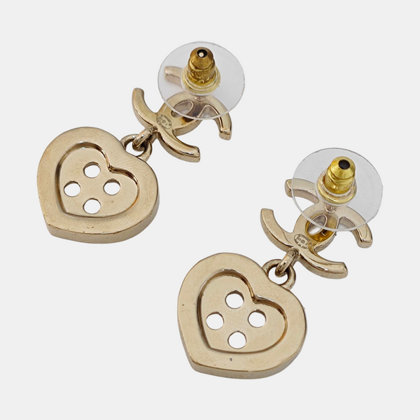 Metal Gold Stud Earrings