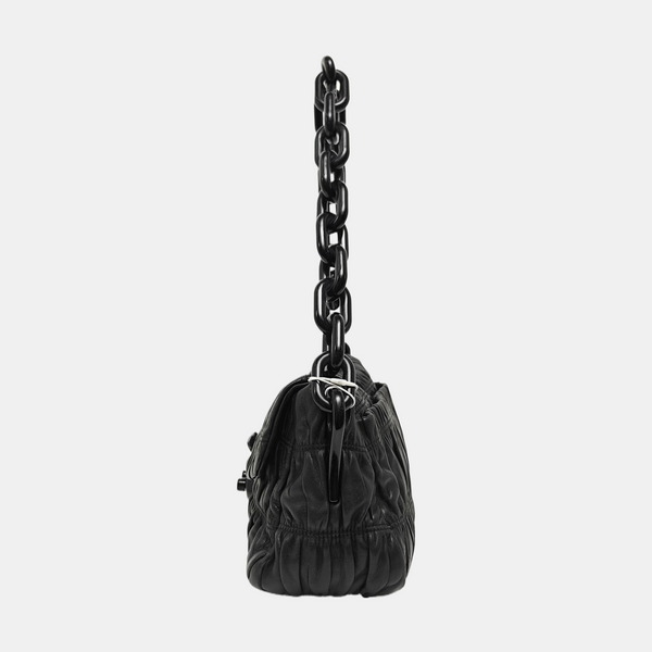 Gaufre Quilted Lambskin Black