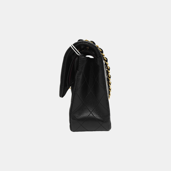 CLASSIC FLAP Small Quilted Lambskin Black
