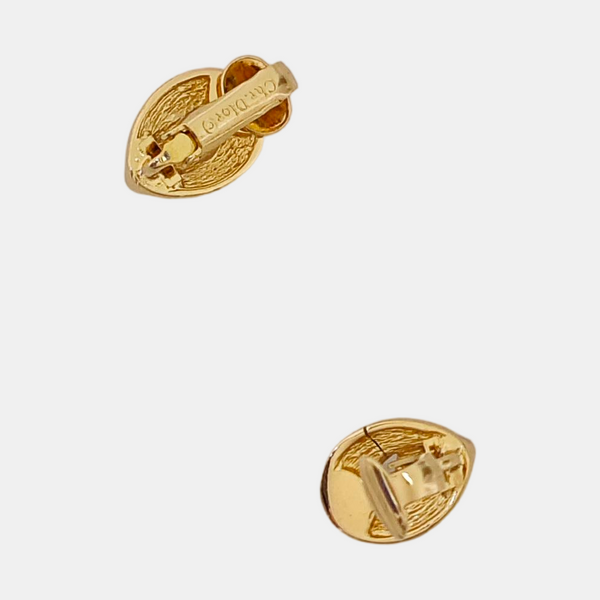Metal Gold Clip On Earrings