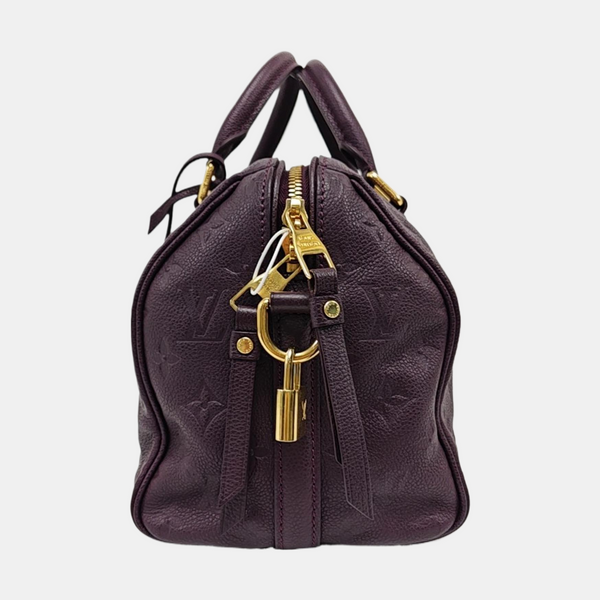 Authenticated pre-owned SPEEDY 25 Calfskin Purple - Shoulder Bag at Looply
