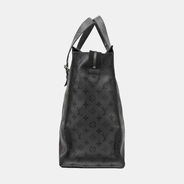 NEW CABAS ZIPPE GM Monogram Coated Canvas Gray