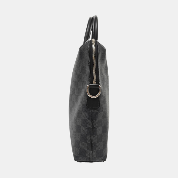 PORTE-DOCUMENTS Damier Graphite Coated Canvas Gray