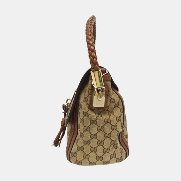 Indy Monogram Fabric Brown