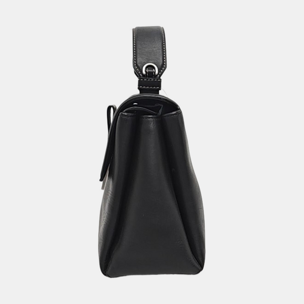 Piazza Small Calfskin Black