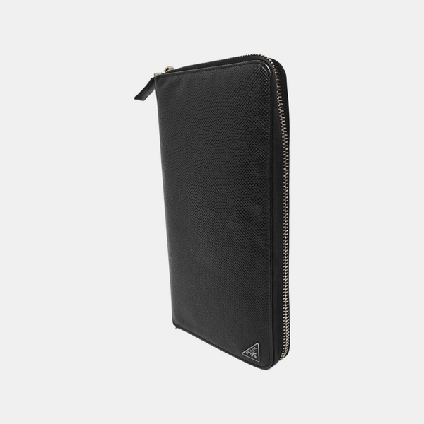 Saffiano Calfskin Wallet Black