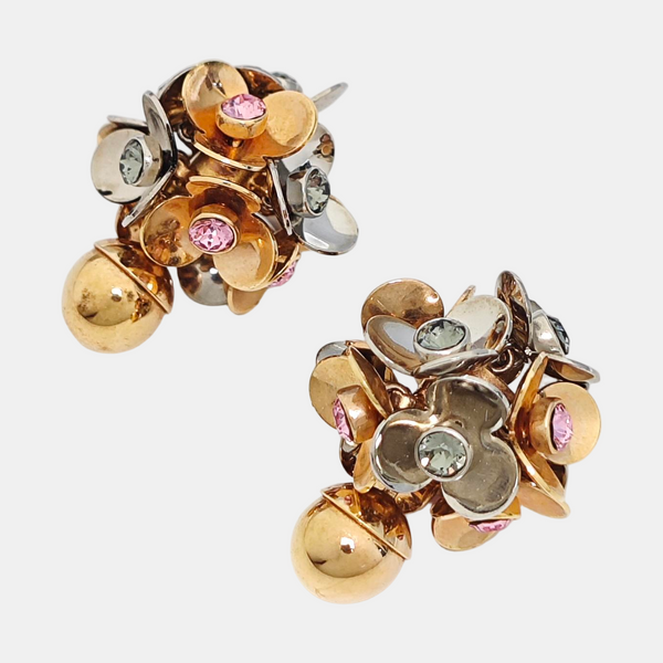 Metal Rose Gold Stud Earrings