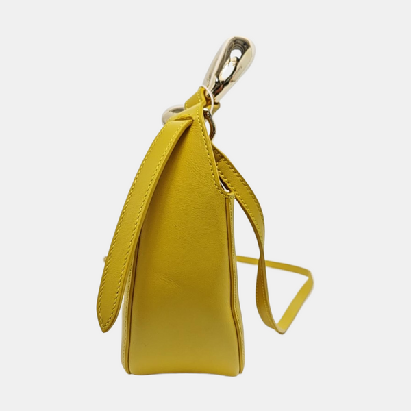 Kiss Small Calfskin Yellow