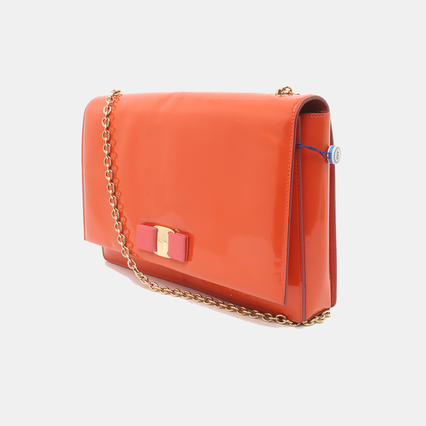 Ginny Patent Leather Orange