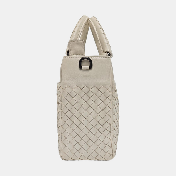 Lambskin Tote Bag White