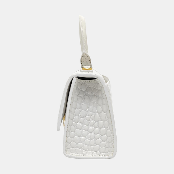 Hourglass XS Calfskin White