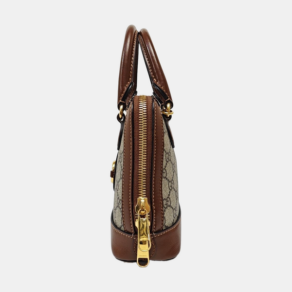 Horsebit 1955 Mini Coated Canvas Beige