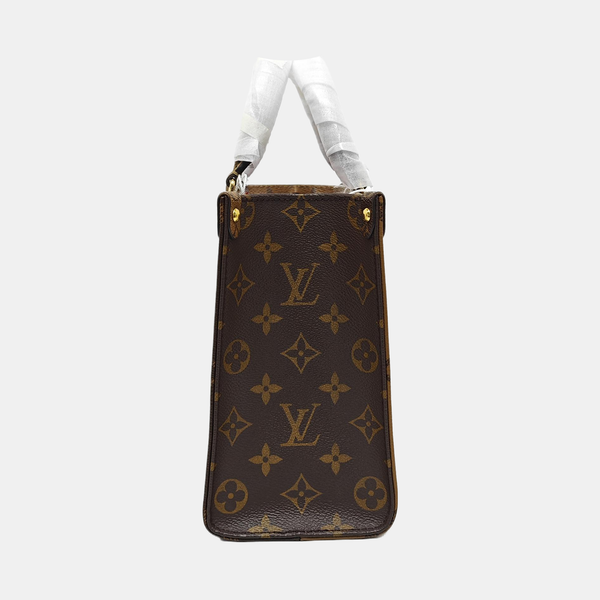 ONTHEGO PM Monogram Coated Canvas Brown