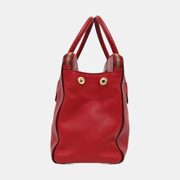 Calfskin Shoulder Bag Red
