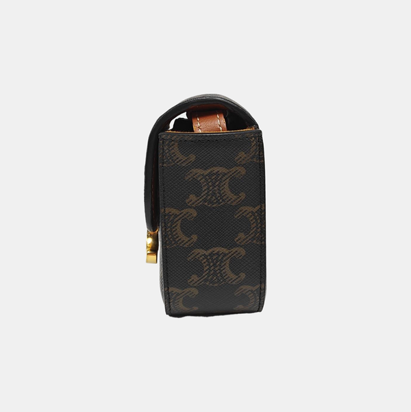 TRIOMPHE Mini Coated Canvas Black