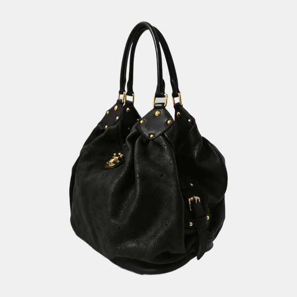 MAHINA Monogram Calfskin Black