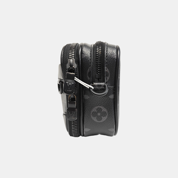 ALPHA Nano Monogram Coated Canvas Black